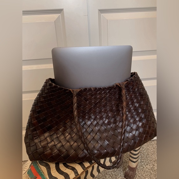 Dragon Diffusion Santa Croce Bag - Large Size - Dark Brown - Picture 13 of 16